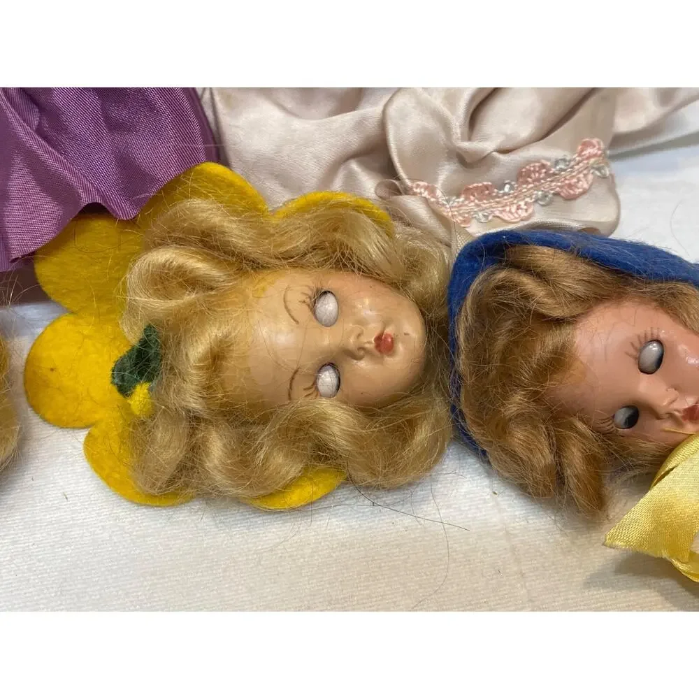 vtg Duchess doll lot Hard Plastic 1950s sleepy Eyes As Found Estate Parts Also